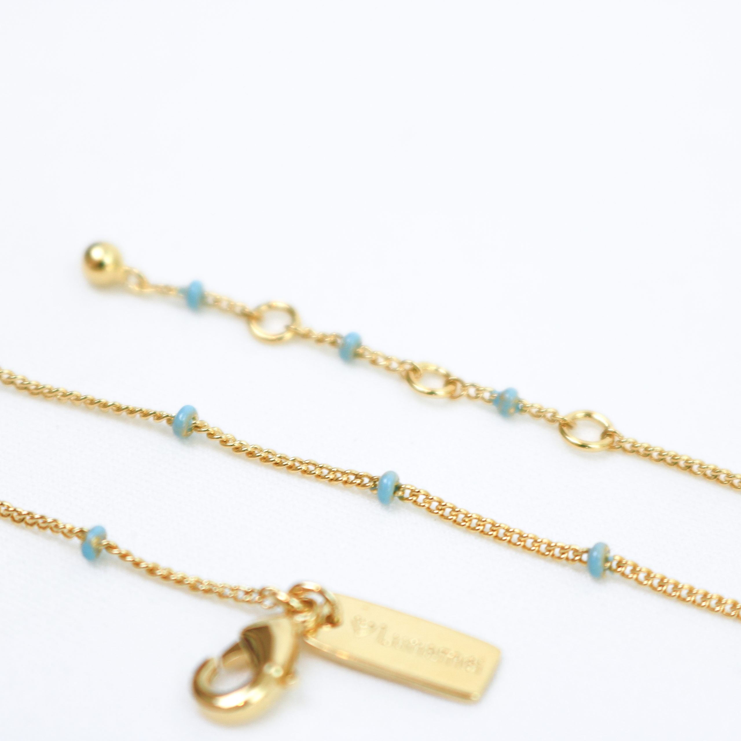 Layer Me Bracelet Gold & Paradise Blue