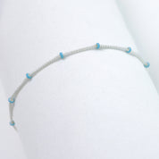 Layer Me Bracelet Silver & Paradise Blue