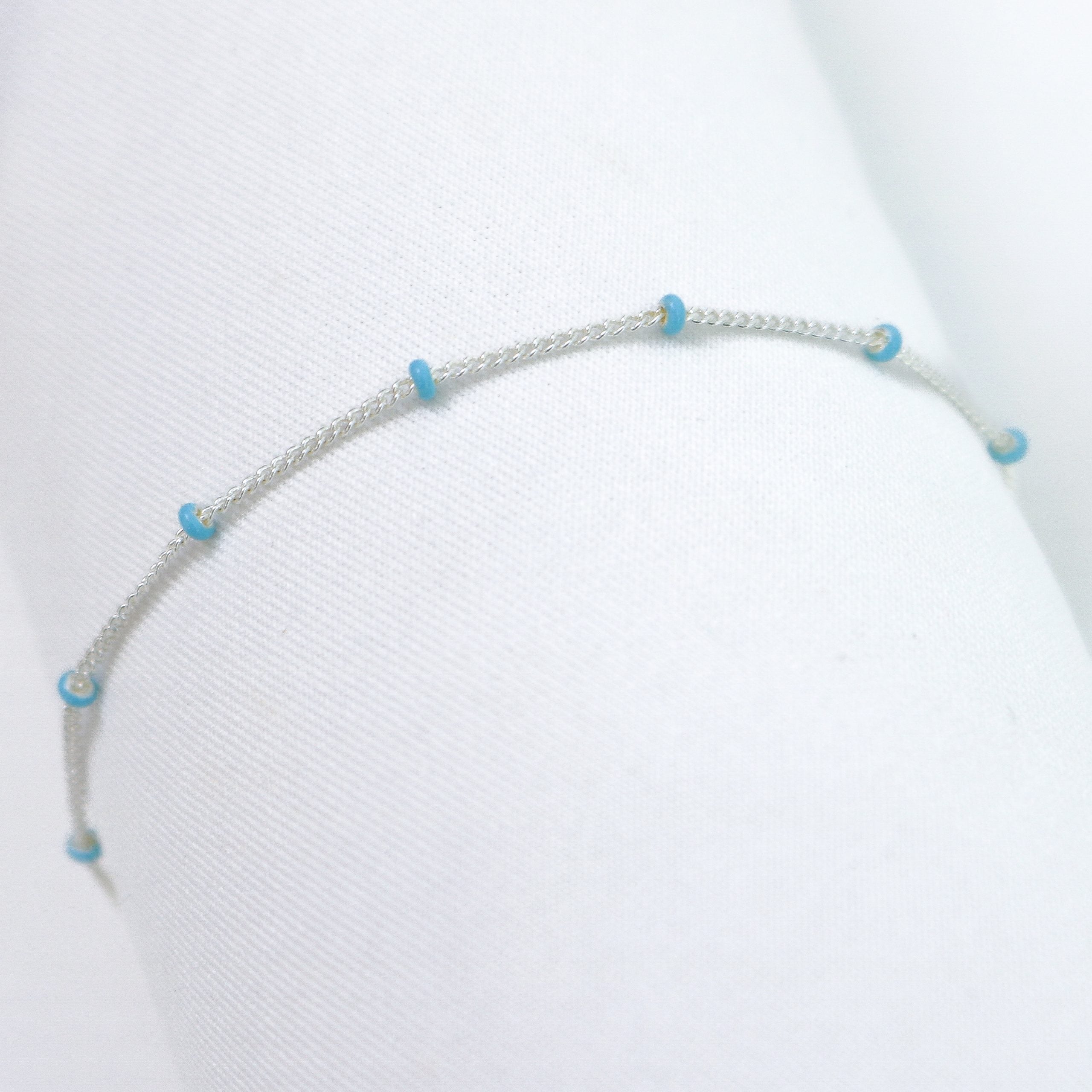 Layer Me Bracelet Silver & Paradise Blue