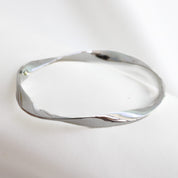 Lotus Bangle Silver