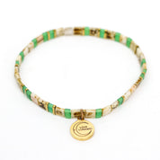 Love Bracelet Tort, Green and Gold
