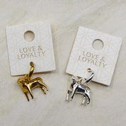 Love and Loyalty Charm in Gold or Silver