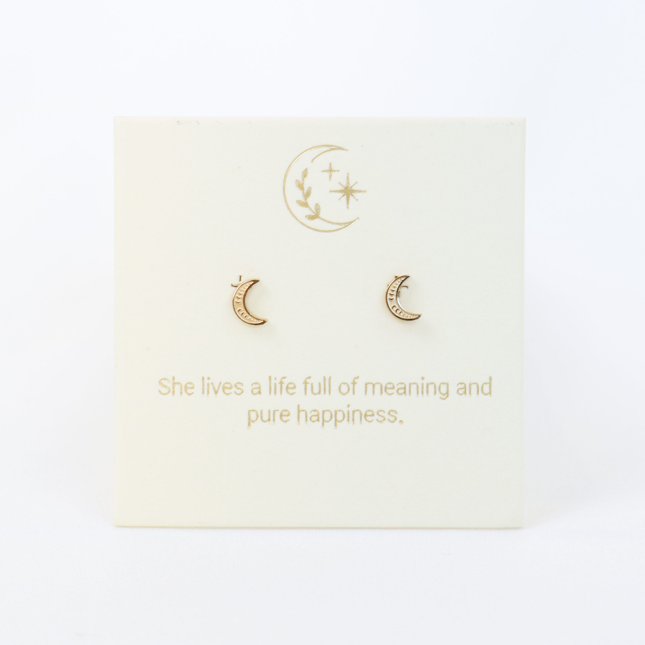 Luna Earrings Gold