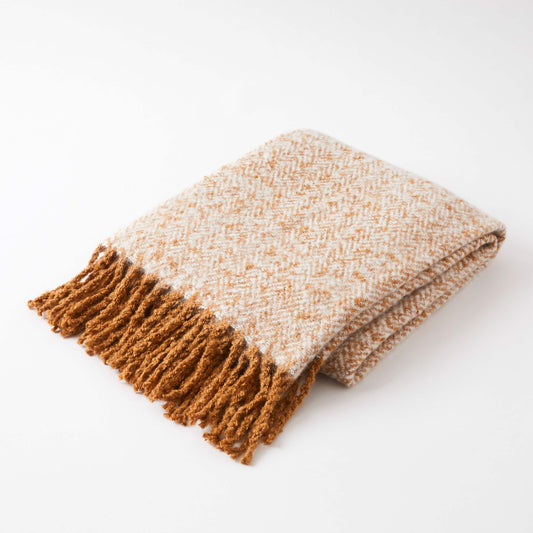 Herringbone Throw Biscuit