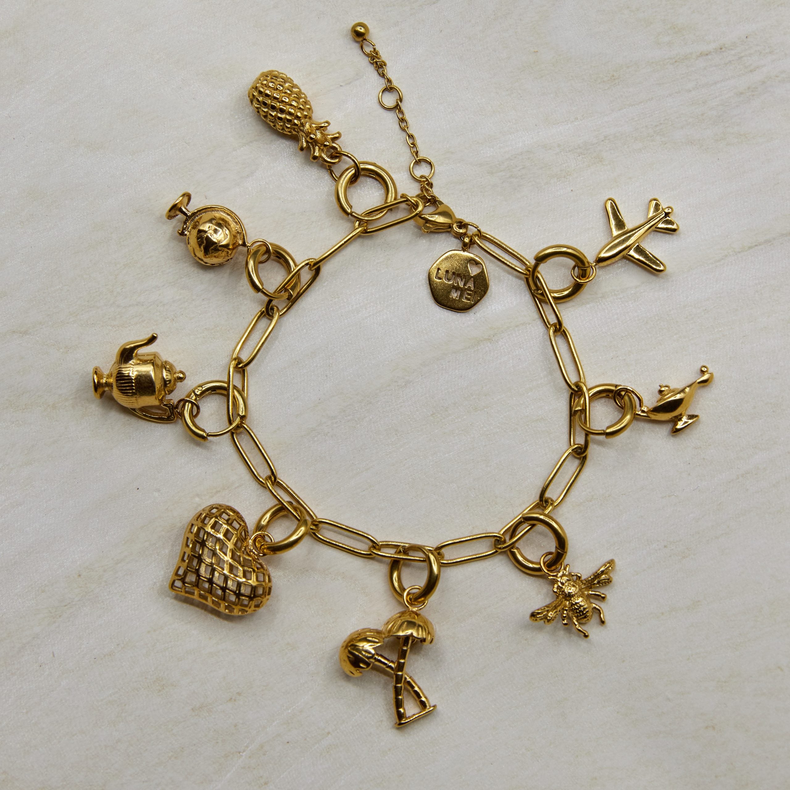 Paperclip Bracelet Gold