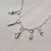 Paperclip Necklace Silver