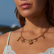 Paperclip Necklace Gold