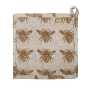 Honey Bee Oven Trivet Mustard