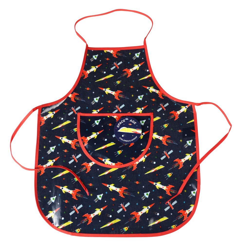 Children's Apron Space Age