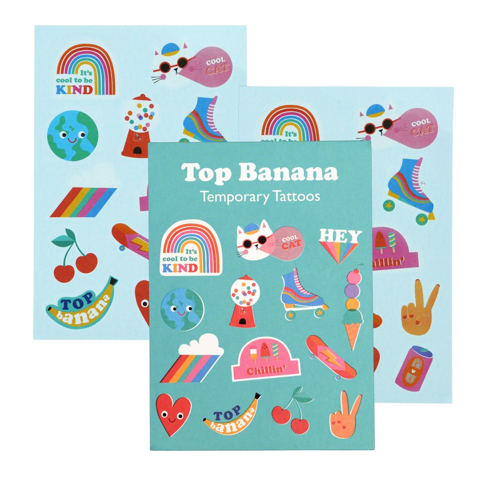 Temporary Tattoos Top Banana