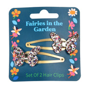 Butterfly Glitter Hair Clips