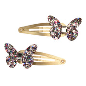 Butterfly Glitter Hair Clips