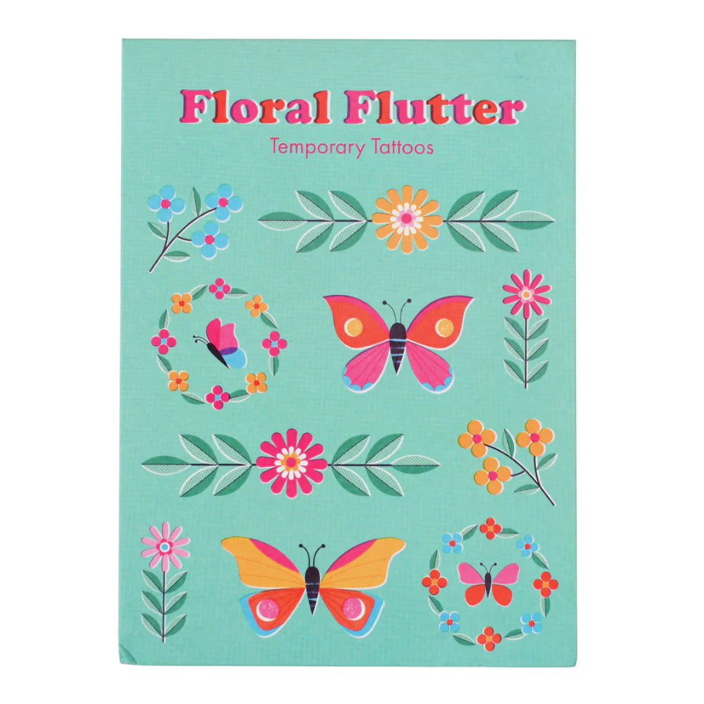 Temporary Tattoos Floral Flutter
