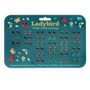 Stick On Earrings Ladybird