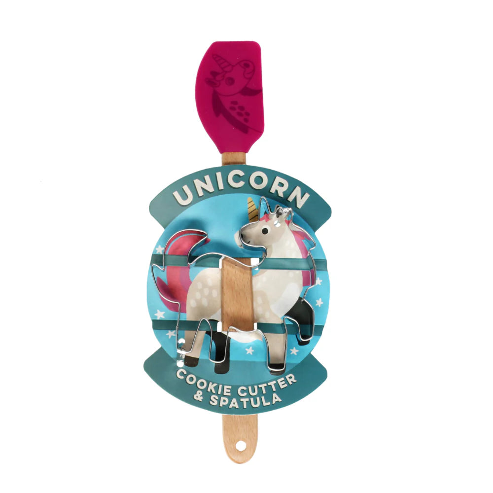 Cookie Cutter and Mini Spatula Set Unicorn
