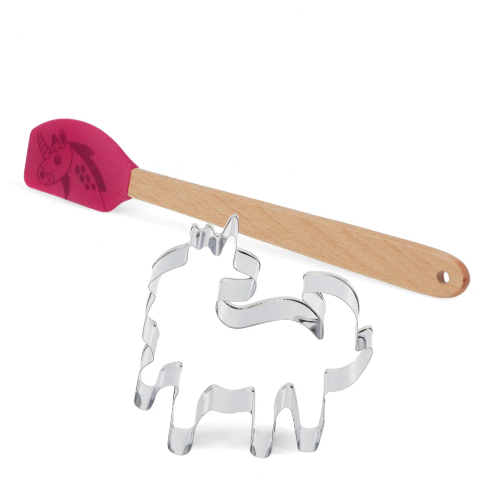 Cookie Cutter and Mini Spatula Set Unicorn