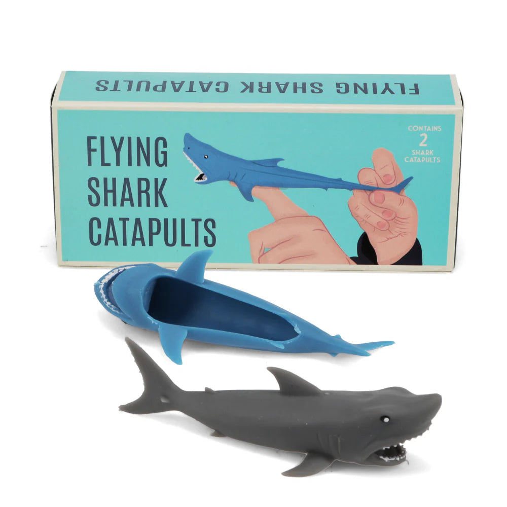 Box of 2 Flying Shark Finger Catapults