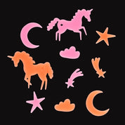 Glow In The Dark Stick On Unicorns