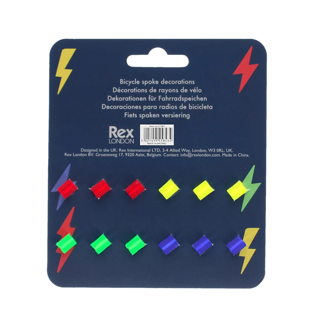 Bicycle Spokes Lightning Bolts