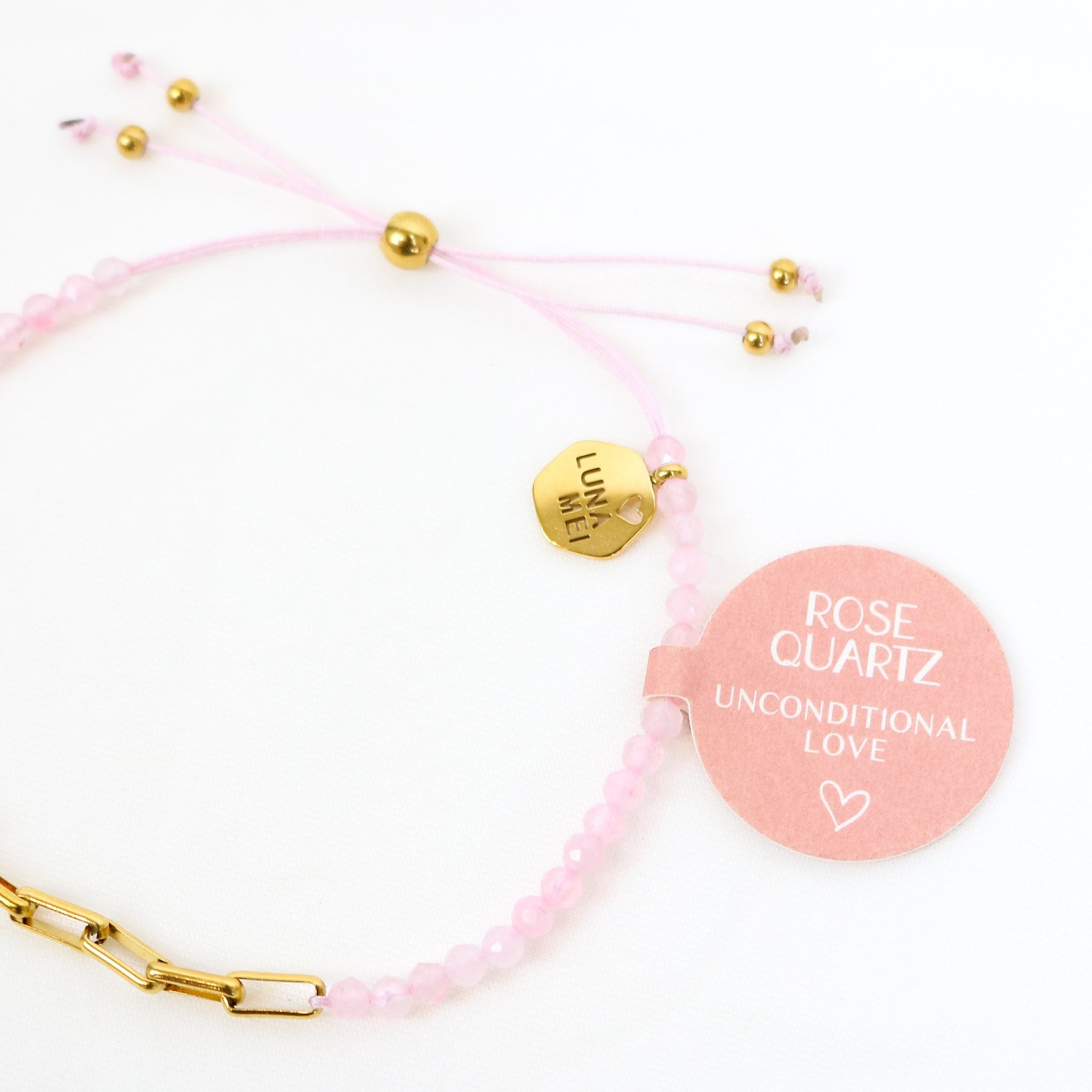 Mei Bracelet Rose Quartz