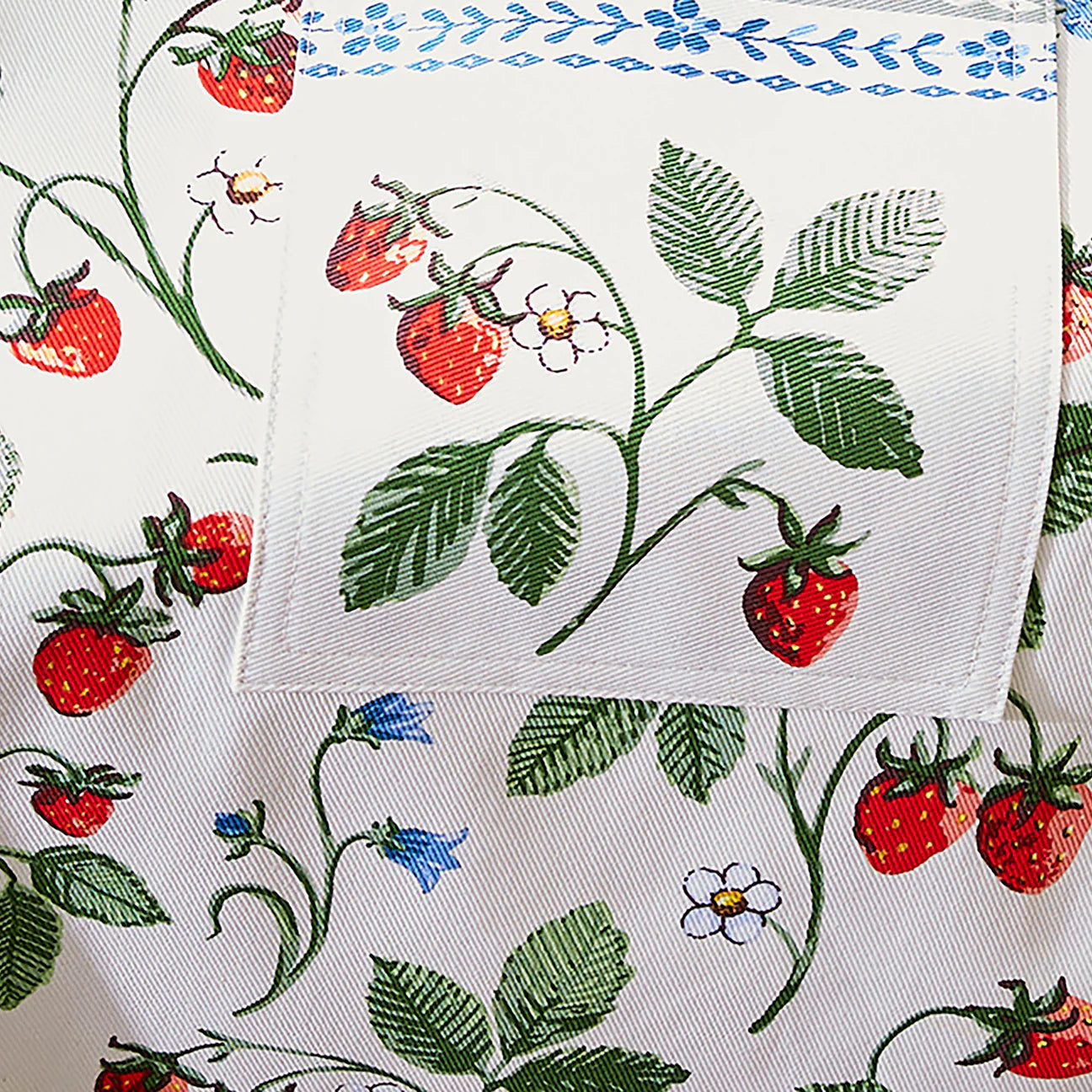 Stawberry Patch Cotton Apron