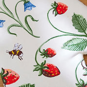 Strawberry Patch Cotton Oven Mitt