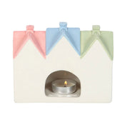 Pastel House Ceramic Incense Cone Burner & Tealight Holder