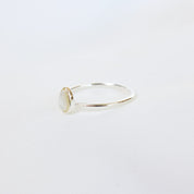 Selene Ring Mother of Pearl Silver