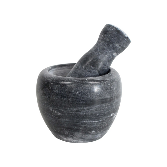 Marble Mortar & Pestle Black