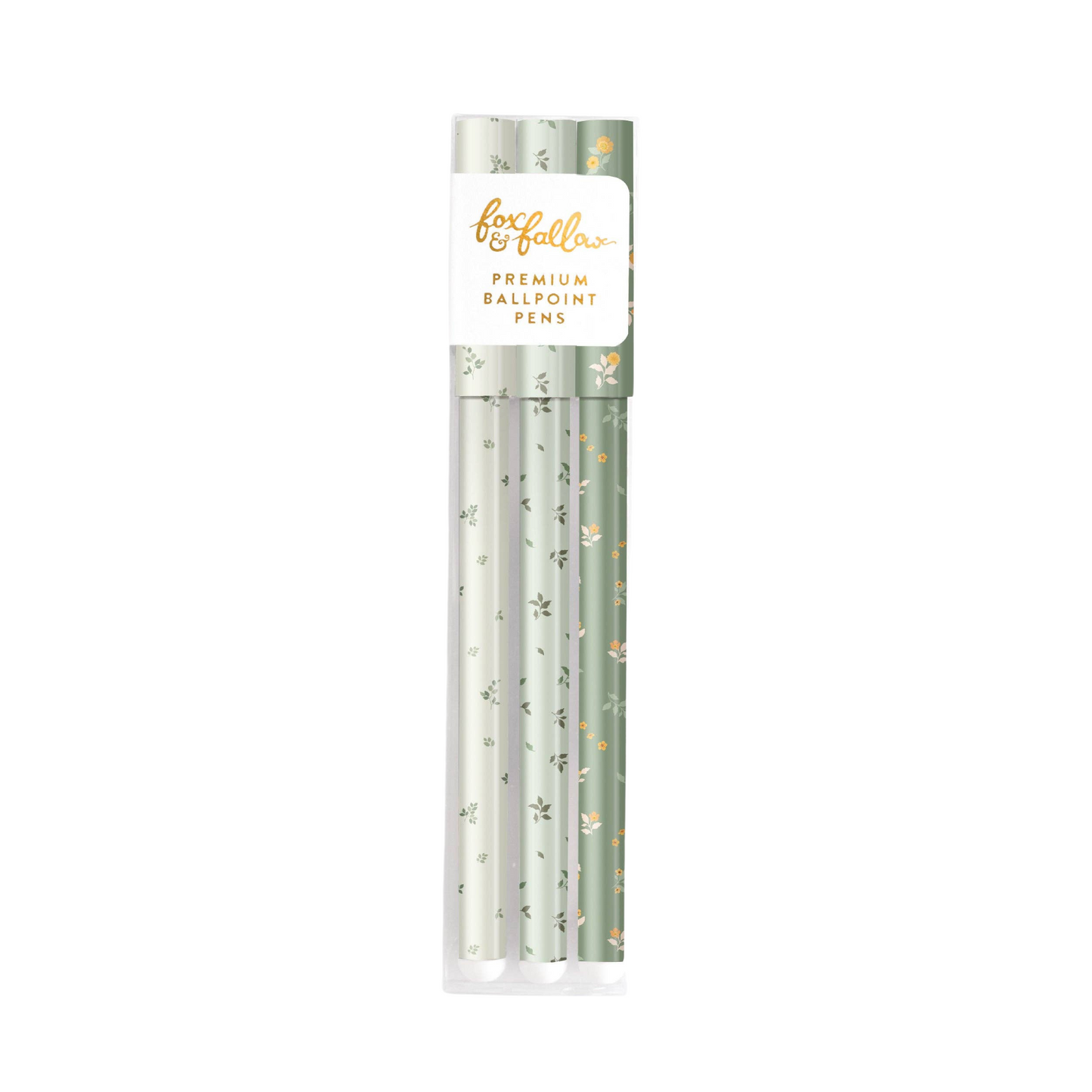 Broderie Sage Ballpoint Pen Pack