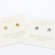 Starfish Earrings Gold