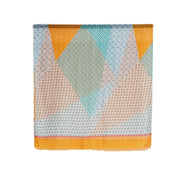 Orange Geometric Shapes Scarf