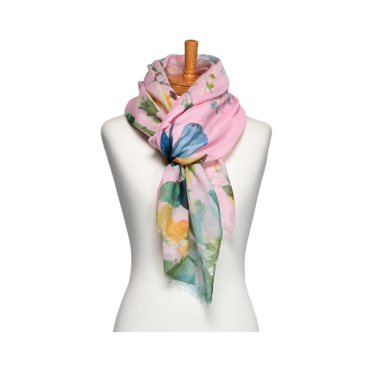 Pink Butterfly Garden Scarf