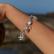 Texture Link Bracelet Silver