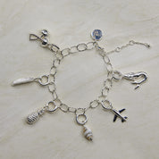 Texture Link Bracelet Silver