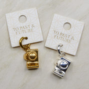 To Past and Future Charm in Gold or Silver