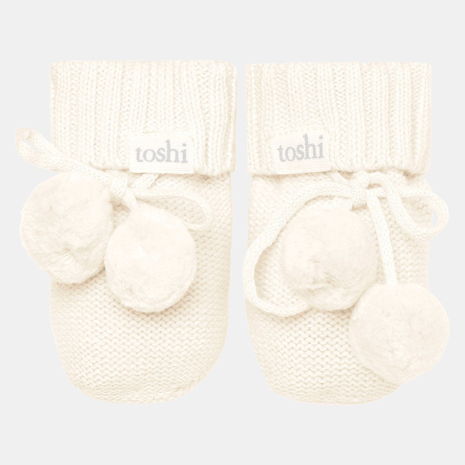 Organic Booties Marley Cream