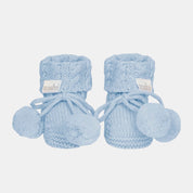 Organic Booties Yummy Bluebell