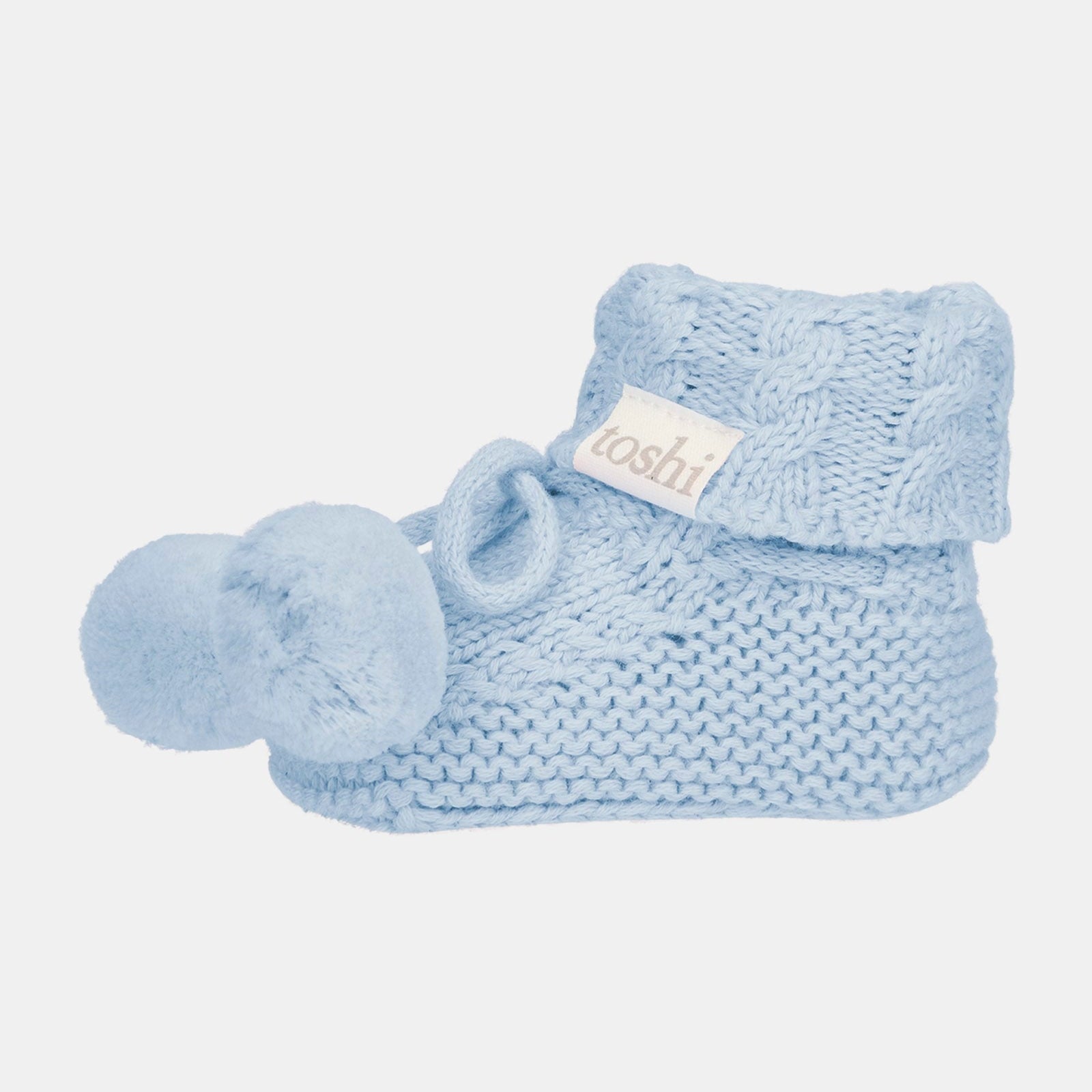 Organic Booties Yummy Bluebell