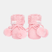 Organic Booties Yummy Misty Rose