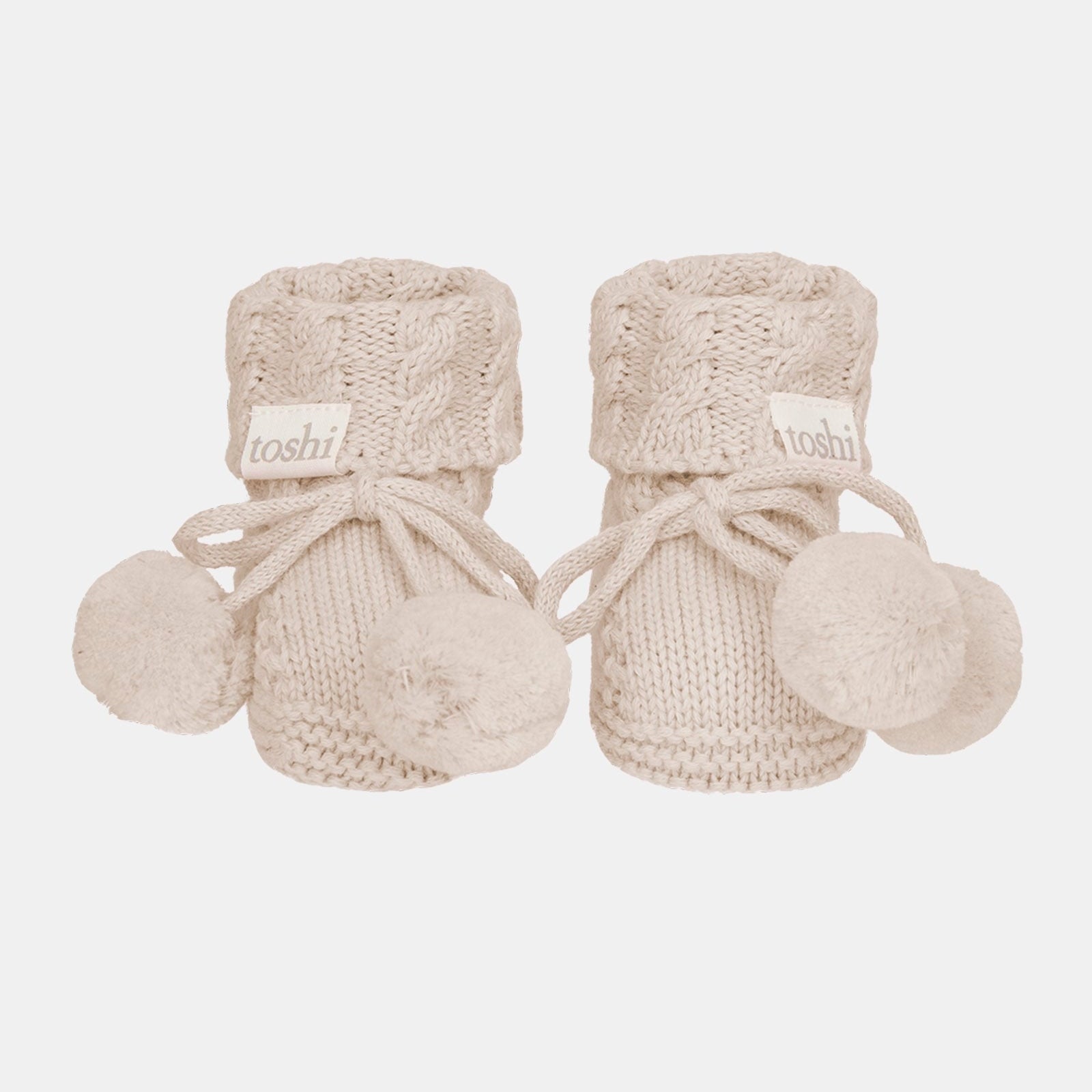 Organic Booties Yummy Oatmeal