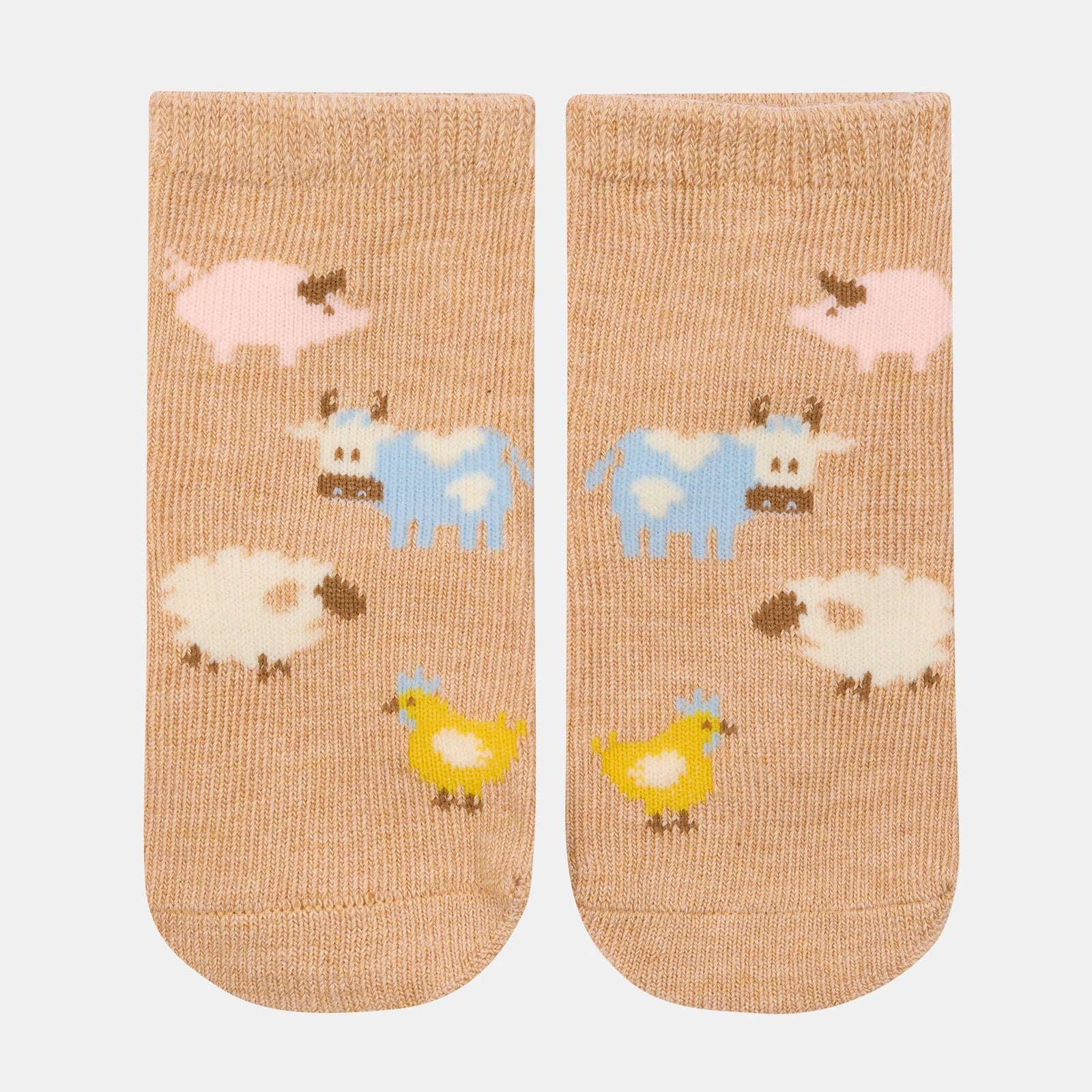 Organic Socks Ankle Jacquard Farm Buddies
