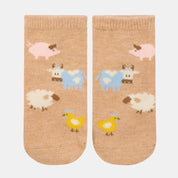 Organic Socks Ankle Jacquard Farm Buddies