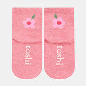 Organic Socks Ankle Jacquard Rosie Posie
