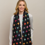 Black Romance Scarf