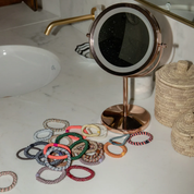 KKNEKKI Original Hair Tie Turkish Beige Glitter