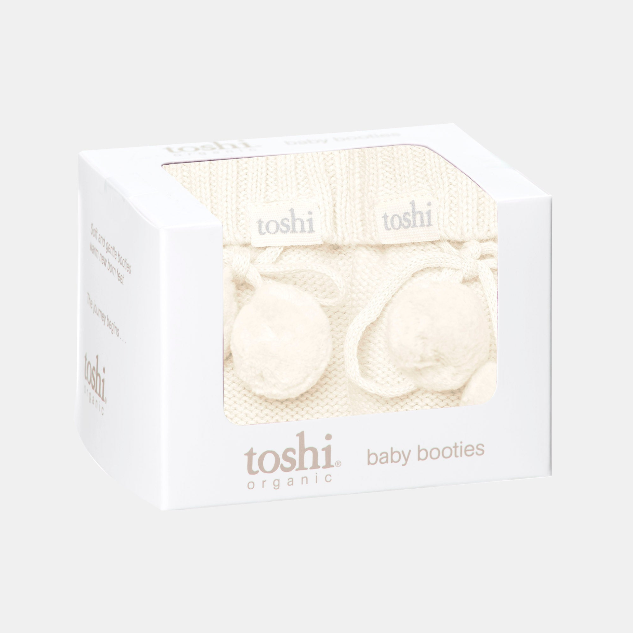 Organic Booties Marley Cream
