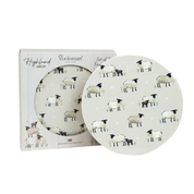 Set Of 2 Trivets Highland Sheep