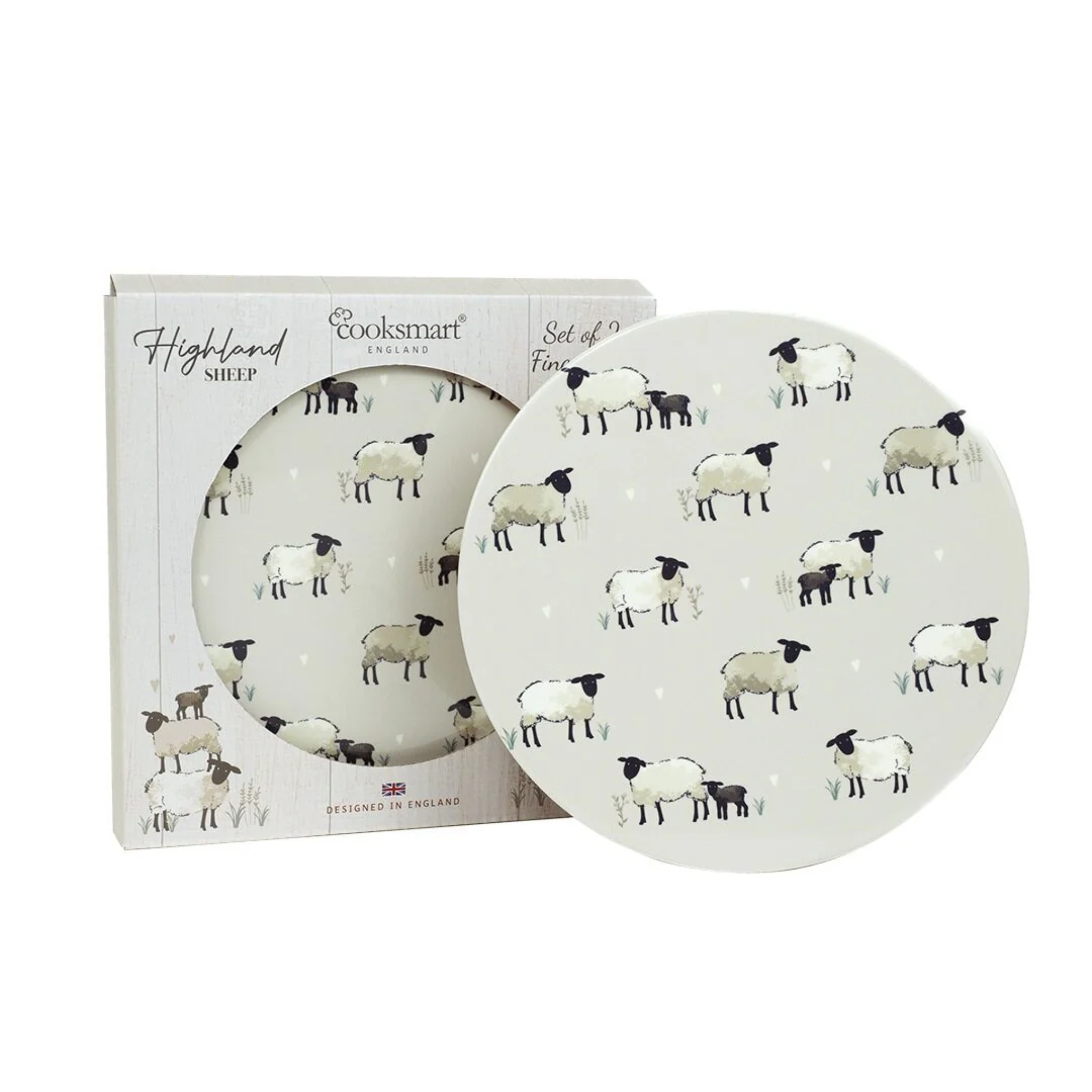 Set Of 2 Trivets Highland Sheep