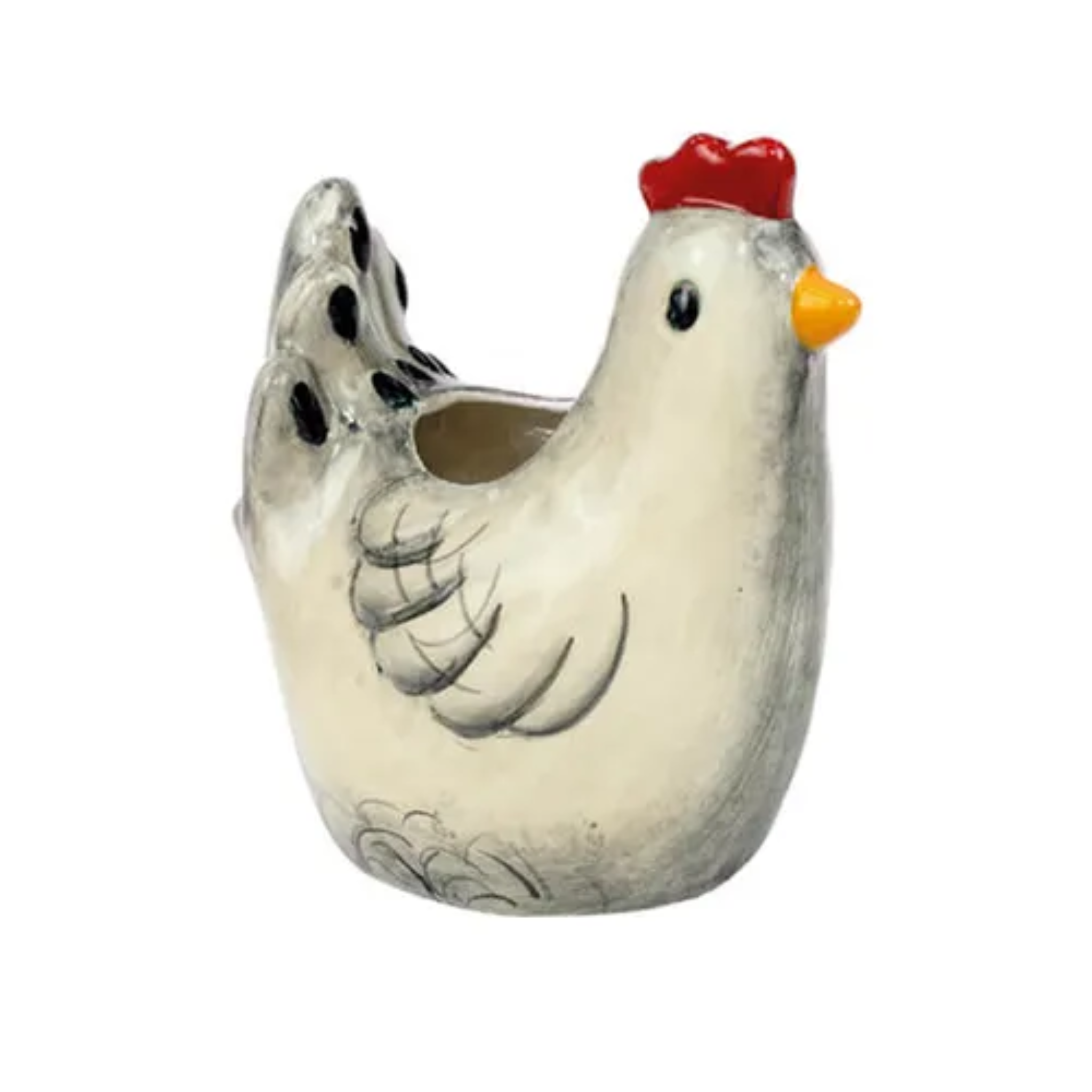 Chicken Shaped Utensil Pot / Vase Hen House Lane